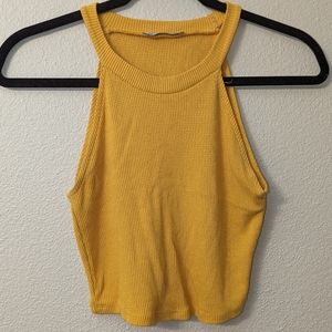 Yellow Zara Crop Top